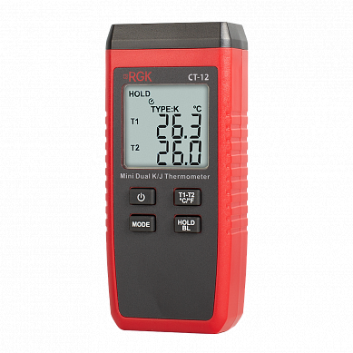 Термометр цифровой RGK CT-12 TR-10W с погружными зондами Термометры #3